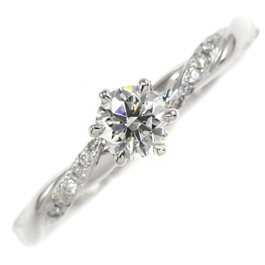 銀座ダイヤモンドシライシ ダイヤモンドリング・指輪/Pt950-3.2g/0.3ct