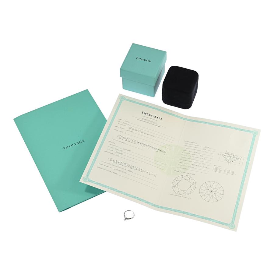 TIFFANY&Co. ティファニー 0.28ct ダイヤモンドリング・指輪/Pt950-3.4
