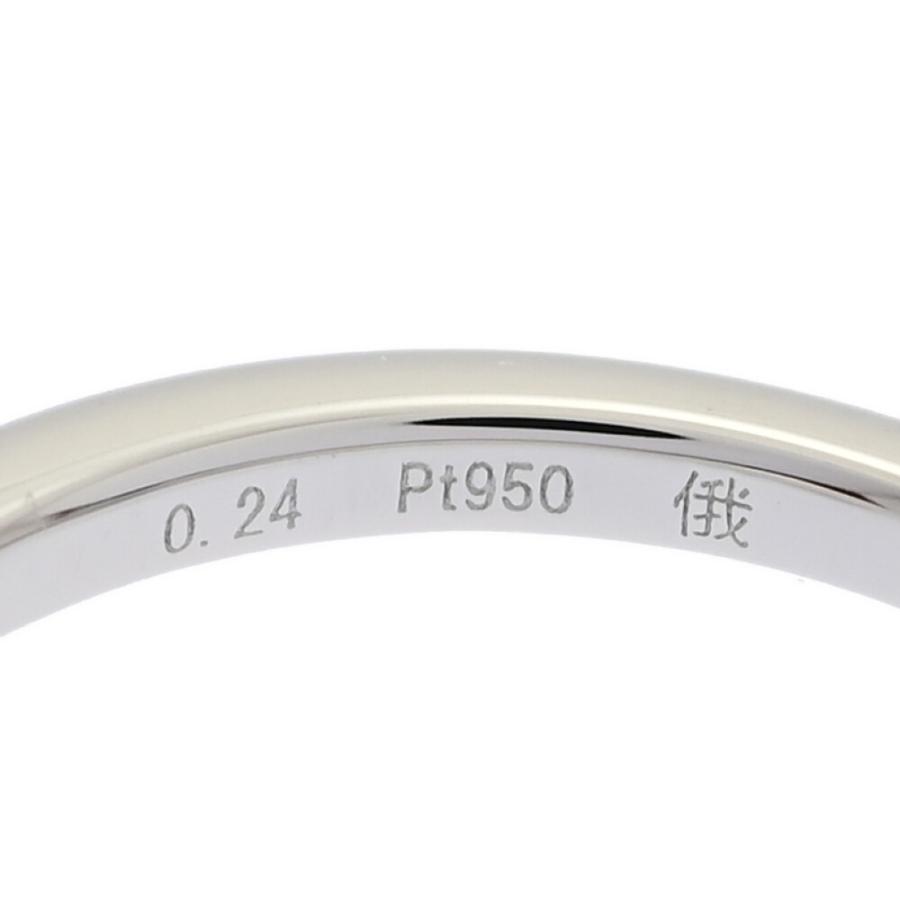 24/美品 俄 ニワカ Pt950 露華 ダイヤ0.34ct IF リング 指輪 24/美品 俄 ニワカ Pt950 露華 ダイヤ0.34ct IF リング 指輪
