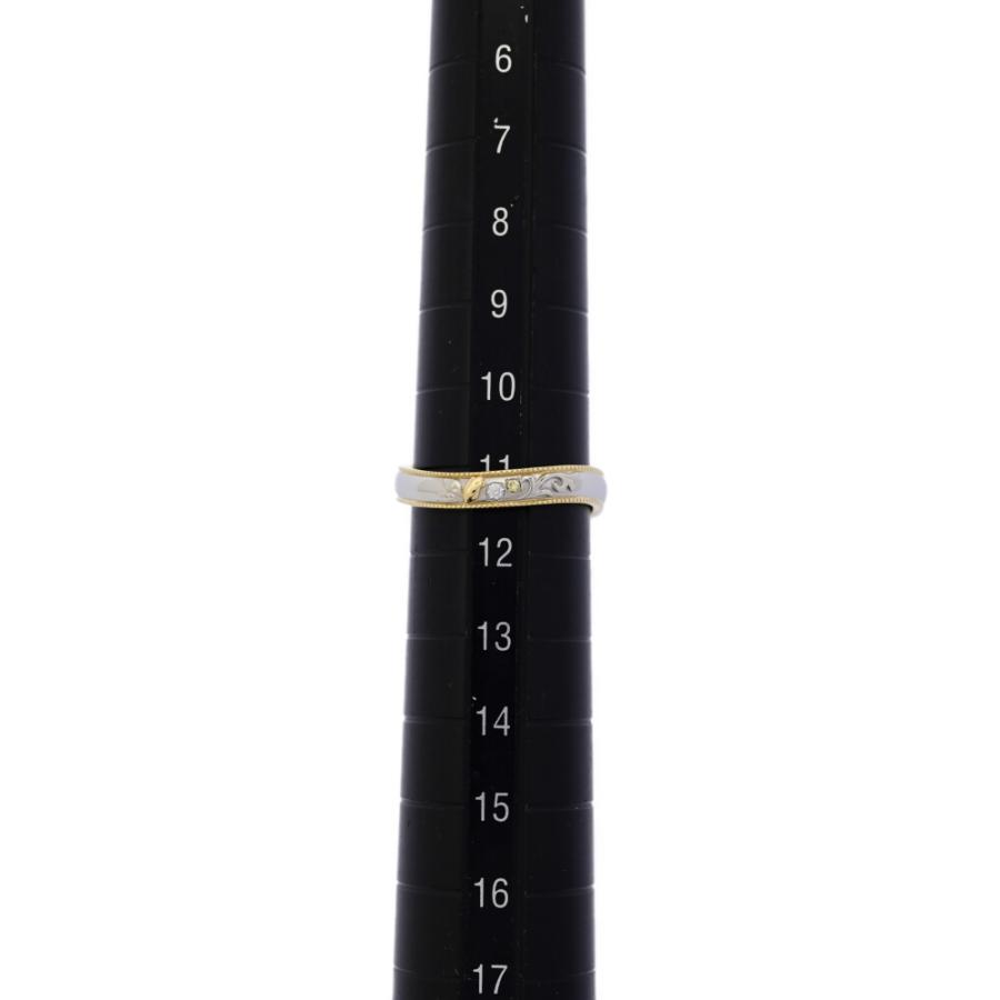 ケイウノ　K18ダイヤモンドリング 0.026ct/K-uno ケイウノ 4月誕生石 2P・ダイヤモンドリング・指輪/K18