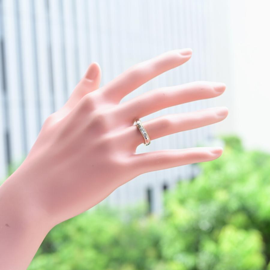 0.026ct/K-uno ケイウノ 4月誕生石 2P・ダイヤモンドリング・指輪/K18