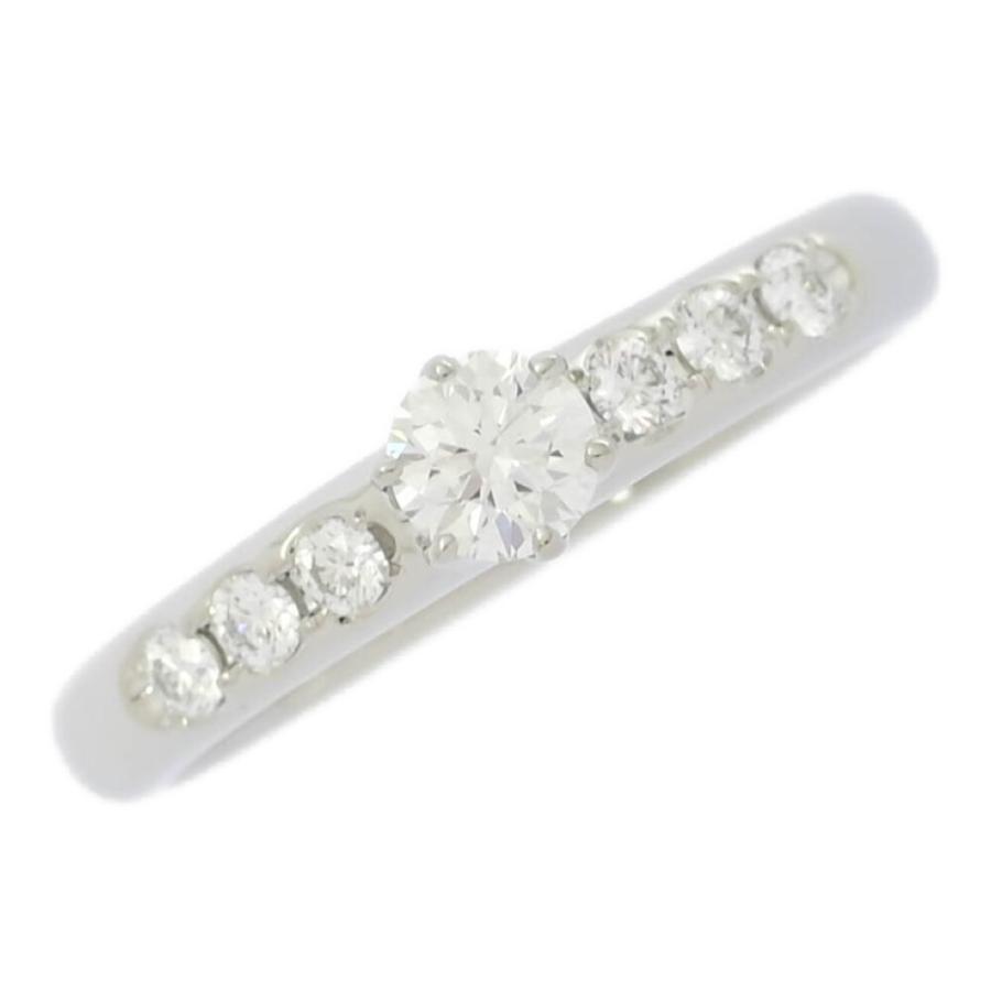 MIKIMOTO 0.21ct/FD:0.13ct/MIKIMOTO ミキモト 7P ダイヤモンド リング  