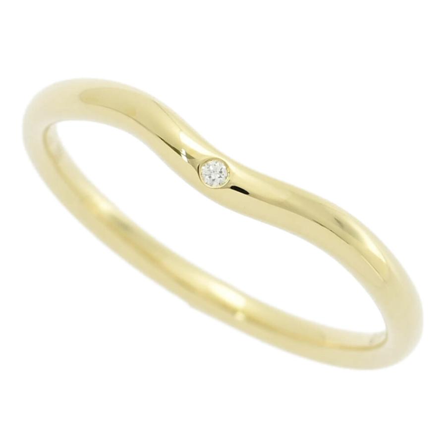 TIFFANY&CO. エルサ・ペレッティ カーブドバンドリング 18K 9号