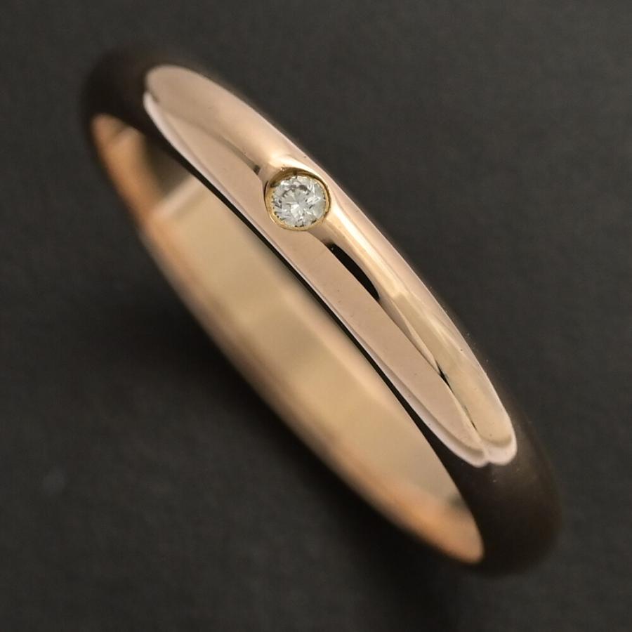 Cartier ウェディングバンド　ダイヤモンド付 サイズ49 YG【20日限定 Cartier（カルティエ） ウェディングバンド 1P ダイヤモンド リング