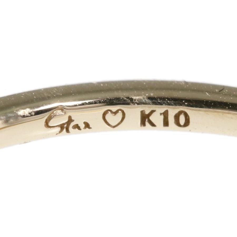 スタージュエリー　K10WG ハート リング HEART PINKIE RING(2JR0396)K10 ピンキーリング｜スター