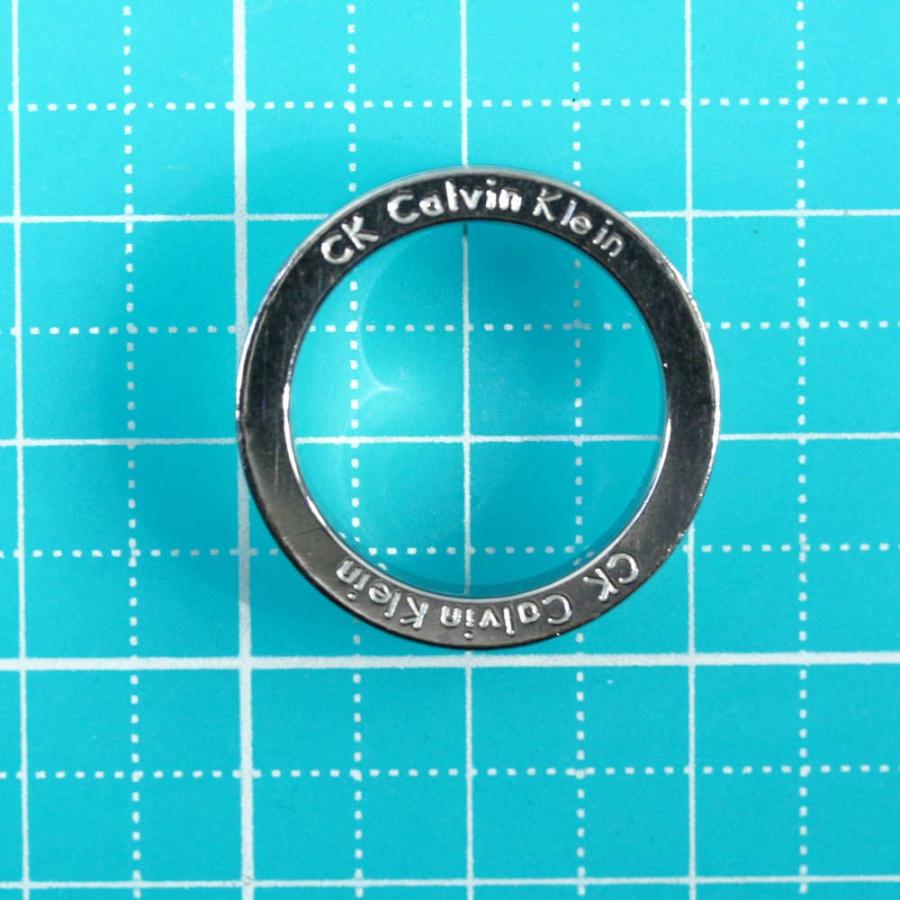 カルバンクライン ロゴ リング・指輪/SS/stainless steal-5.5g/10.5号 