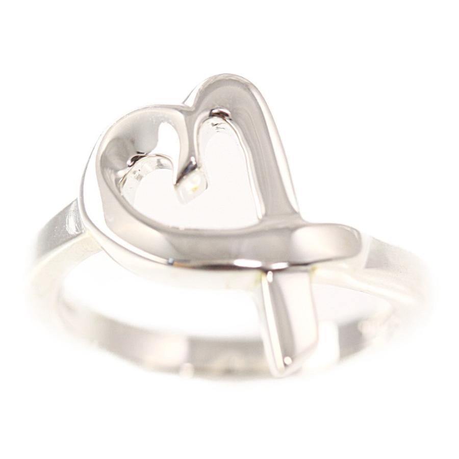 ティファニー トリプルラビングハート リング SV925 16号 Tiffany&Co. ティファニー 指輪 リング ラビングハート SV925