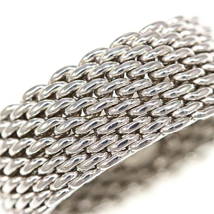 TIFFANY&Co.（ティファニー） メッシュ・リング・指輪/Sv925-10.2g/17