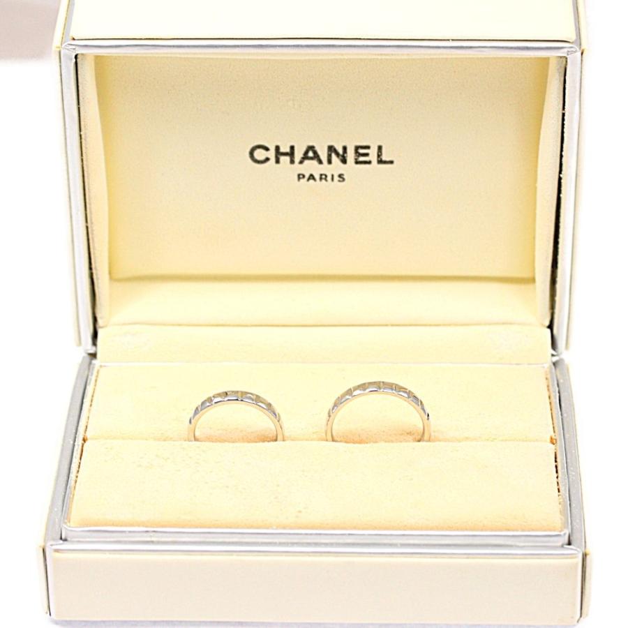 CHANEL シャネル ショコラリング・ペアリング・指輪/Pt950-11.4g CHANEL シャネル ショコラリング・ペアリング・指輪/Pt950-11.4g