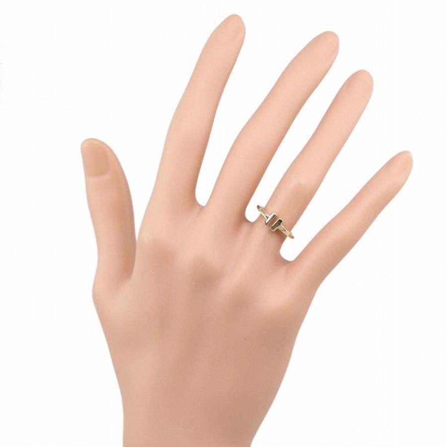 TIFFANY&Co.（ティファニー） Tワイヤー・リング・指輪/K18RG/750-2.6g