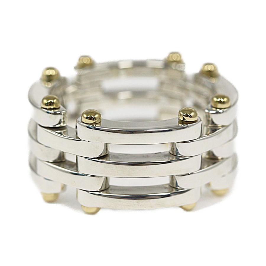 TIFFANY&Co. ティファニー チェーンゲートリング・指輪/Sv925 TIFFANY&Co. ティファニー チェーンゲートリング・指輪/Sv925