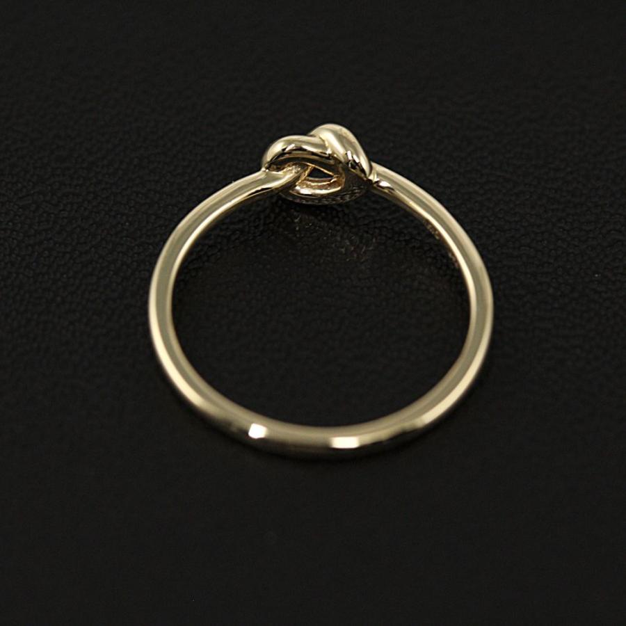 ete（エテ） ツイストモチーフ・ピンキーリング・指輪/K10YG/416-0.8g
