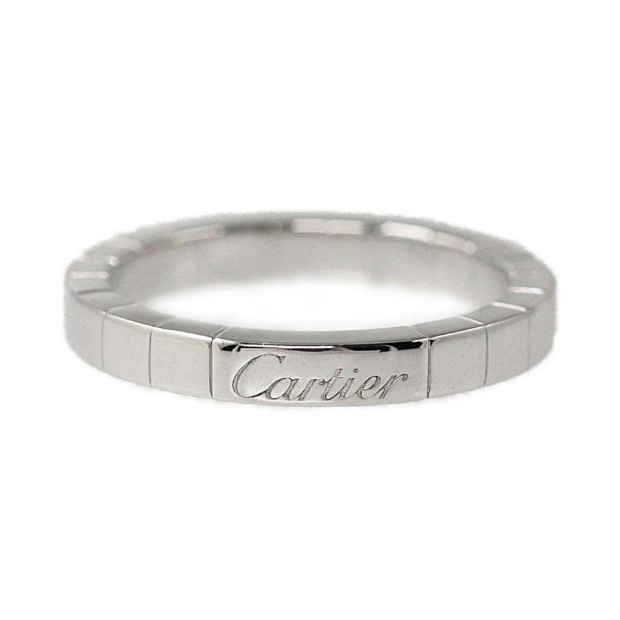 Cartier カルティエ ラニエール プレーンリング 指輪/K18WG/750-6.4g 