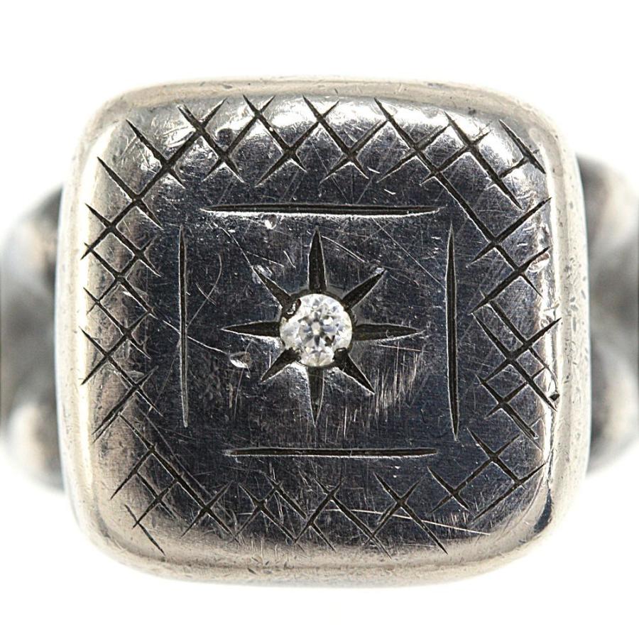 ボッテガヴェネタ イントレチャート スターモチーフリング 指輪/Sv925