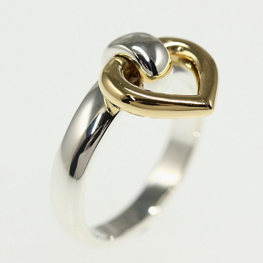 HERMES（エルメス） ハートノックコンビリング /Sv925 K18/750コンビ