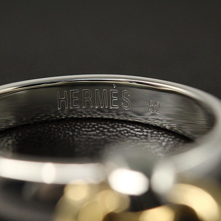 HERMES（エルメス） ハートノックコンビリング /Sv925 K18/750コンビ