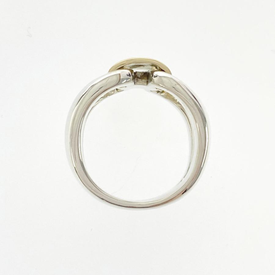 HERMES エルメス ヒストリーリング/Sv925 K18/750コンビ-9.8g/13号/#53