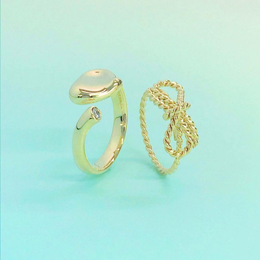 TIFFANY&Co. ティファニー ツイストリボンリング・指輪/K18YG TIFFANY&Co. ティファニー ツイストリボンリング・指輪/K18YG