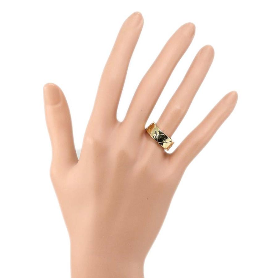 CHANEL（シャネル） マトラッセ ロゴリング 指輪/K18YG/750-11.5g/9号 