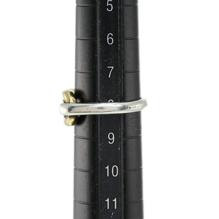 HERMES シェーヌダンクル コンビ リング 925 750 エルメス HERMES シェーヌダンクル リング 指輪 925/750