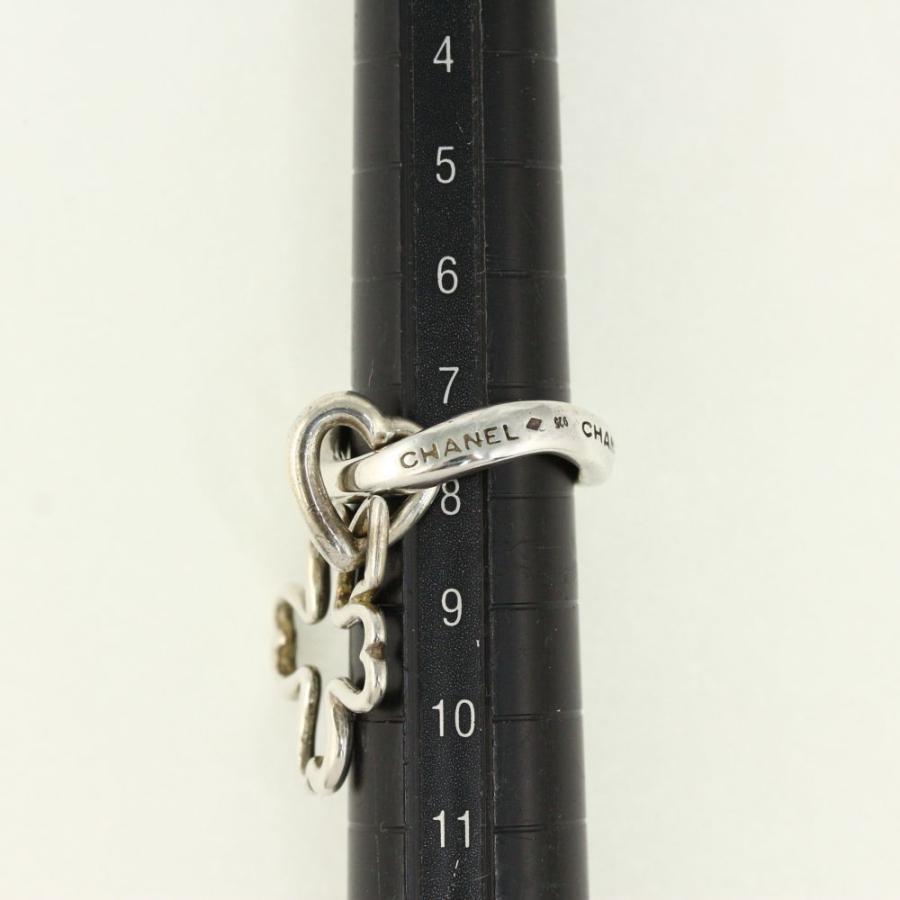 最終値下げ♥CHANEL クローバー チャーム付きリング CHANEL シャネル リング 指輪 クローバーチャーム 925 シルバー