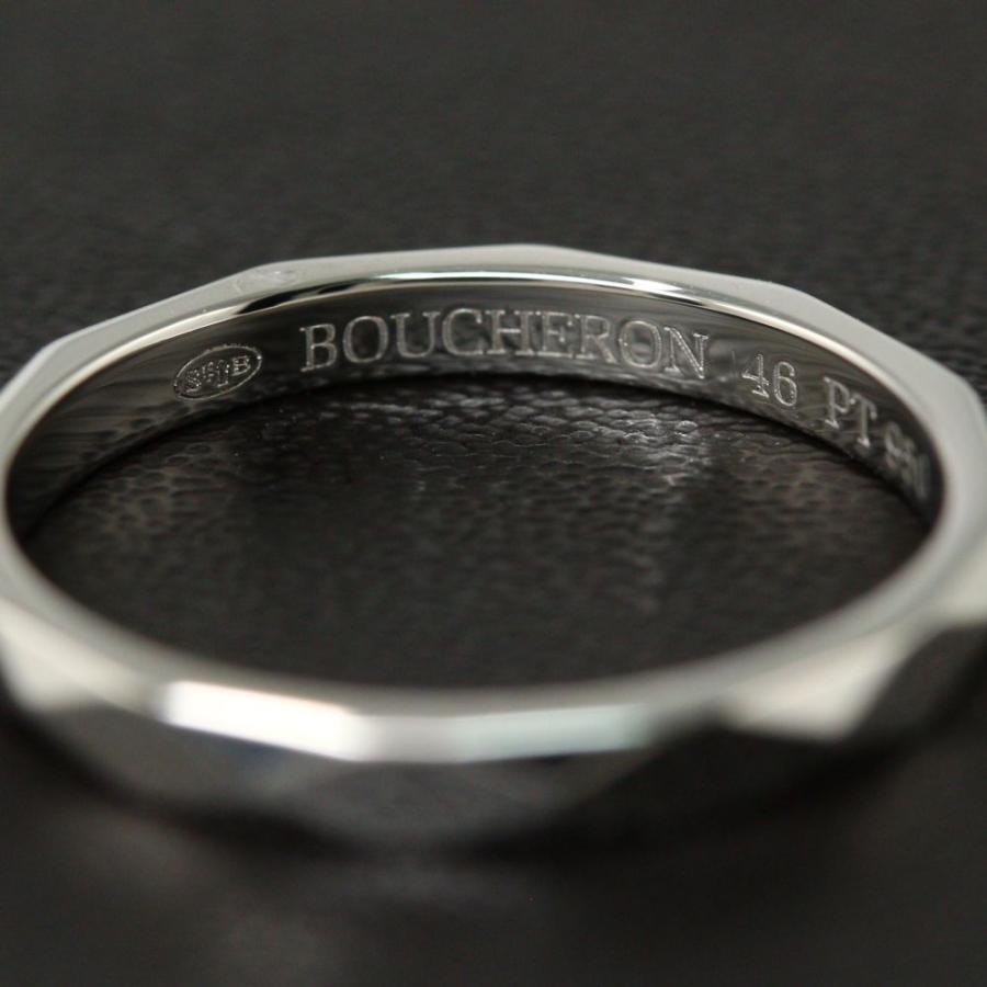 BOUCHERON ブシュロン ファセット リング 指輪/Pt950-2.3g/6号 BOUCHERON ブシュロン ファセット リング 指輪/Pt950-2.3g/6号
