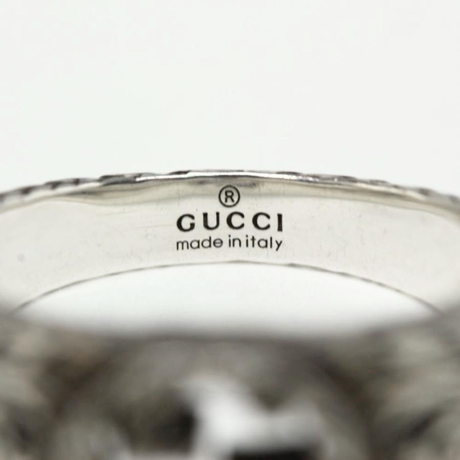 GUCCI（グッチ） ガーデン インターロッキングGエングレービングリング