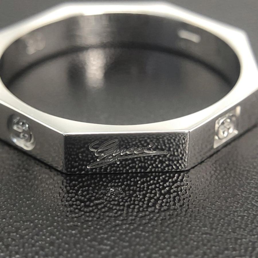 GUCCI（グッチ） オクタゴナル・リング・指輪/K18WG/750-4.3g/20号/#60