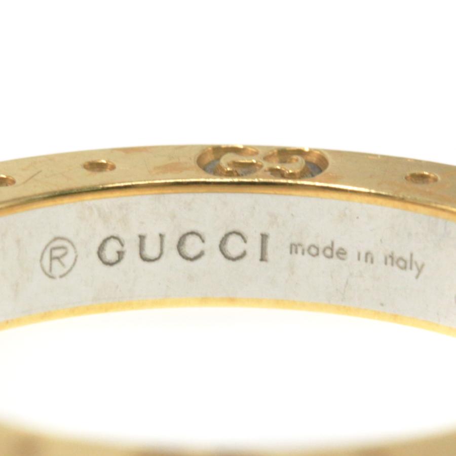GUCCI グッチ GGロゴ リング・指輪/STEEL Au750コンビ -4.0g/9.5