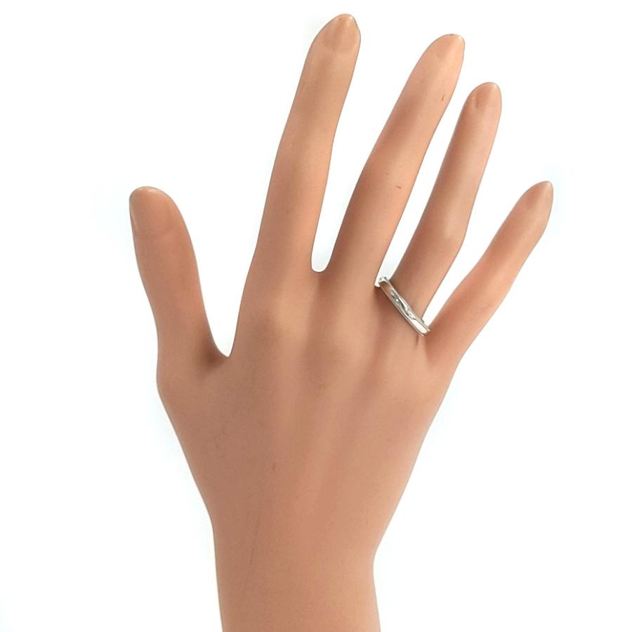 Tiffany & Co. Pt950 リング 指輪　15号　ミルグレイン TIFFANY&Co.（ティファニー） ミルグレインバンドリング・指輪/Pt950