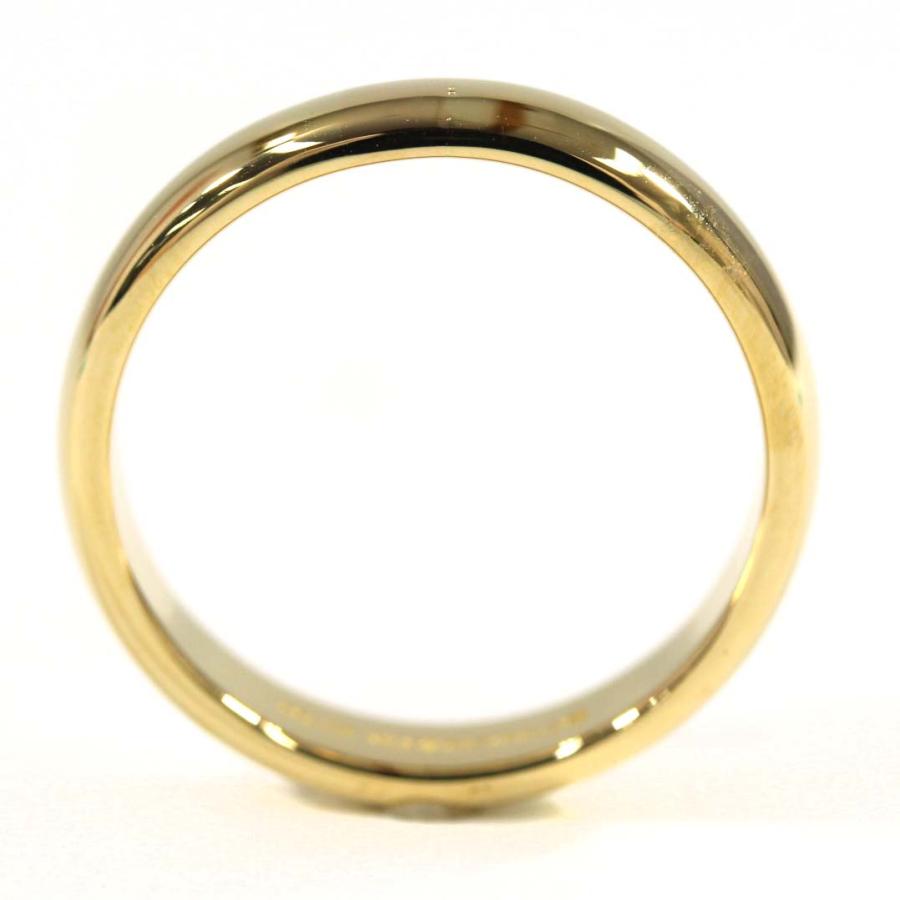 Tiffany & Co. 750ゴールドリング TIFFANY&Co. ティファニー 750 YG イエローゴールド 約＃7 ビーンズ