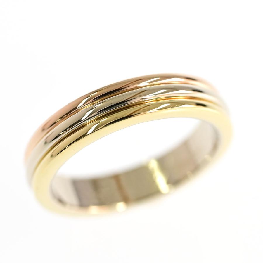 Cartier カルティエ トリニティセッティングリング・指輪/K18Y+W