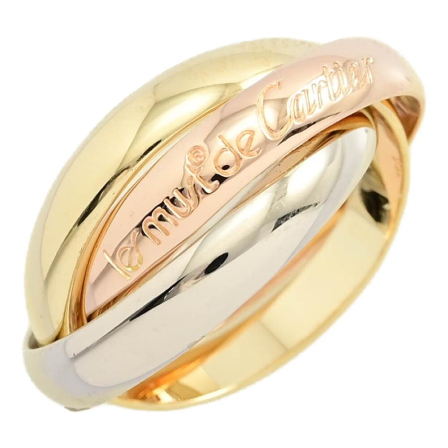 Cartier（カルティエ） トリニティリング・指輪/K18Y+W+P/750,3カラー