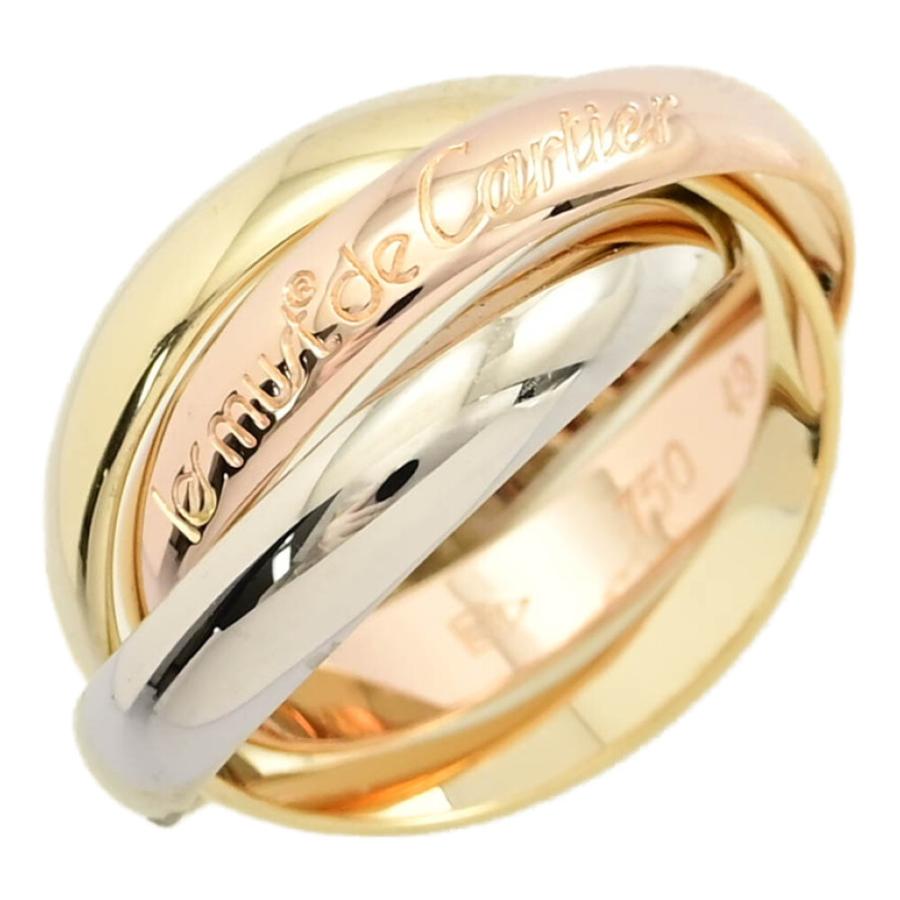 Cartier（カルティエ） トリニティリング・指輪/K18Y+W+P/750,3カラー