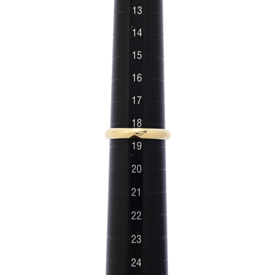 美品CARTIER カルティエ K18 47刻印 約7号wedding band カルティエ CARTIER トリニティ ＃47 リング・指輪 7号 18金 K18