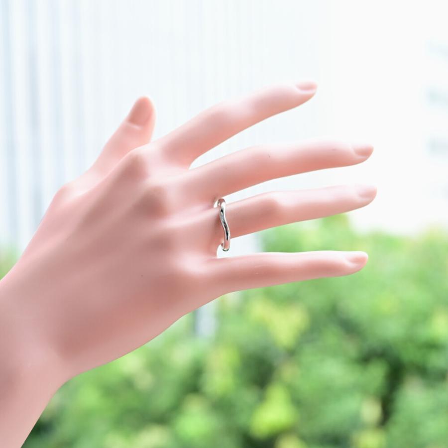 ティファニー カーブドバンドリング 指輪 18号 PT950 プラチナ