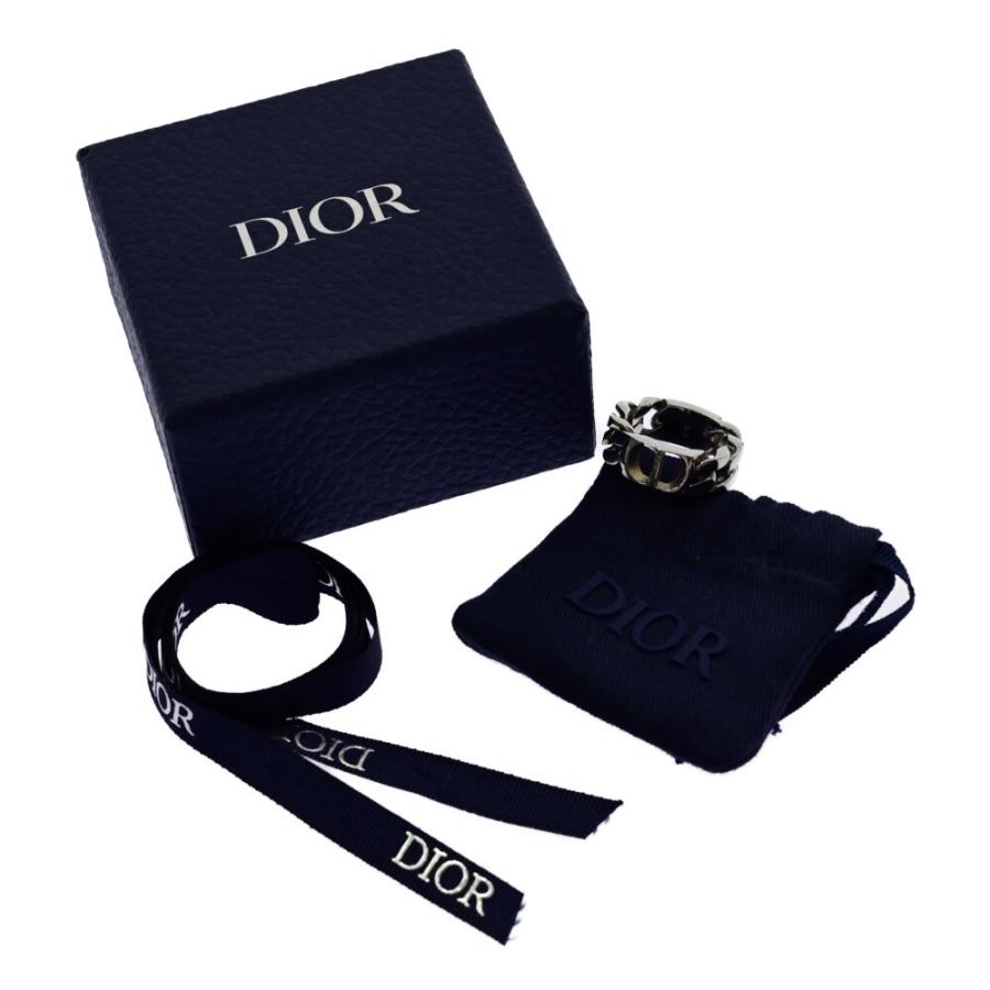 Christian Dior クリスチャンディオール チェーン ロゴ リング 指輪