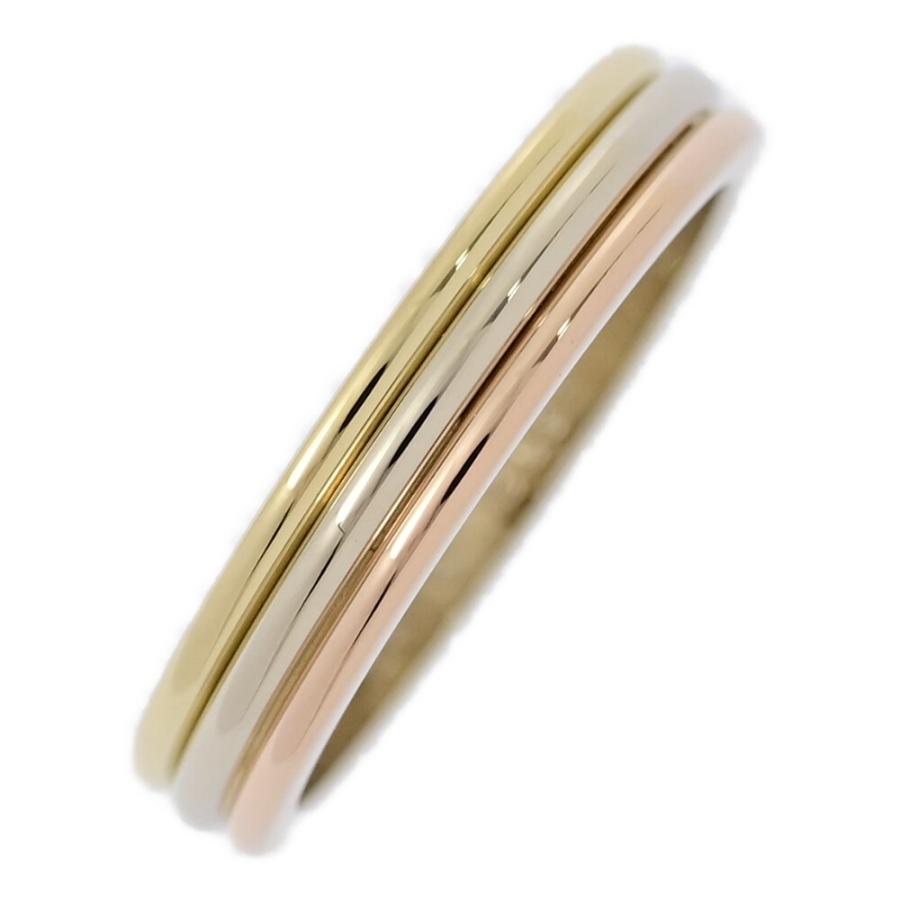 Cartier カルティエ トリニティリング・指輪/K18Y+W+P/750,3カラー-5.0  
