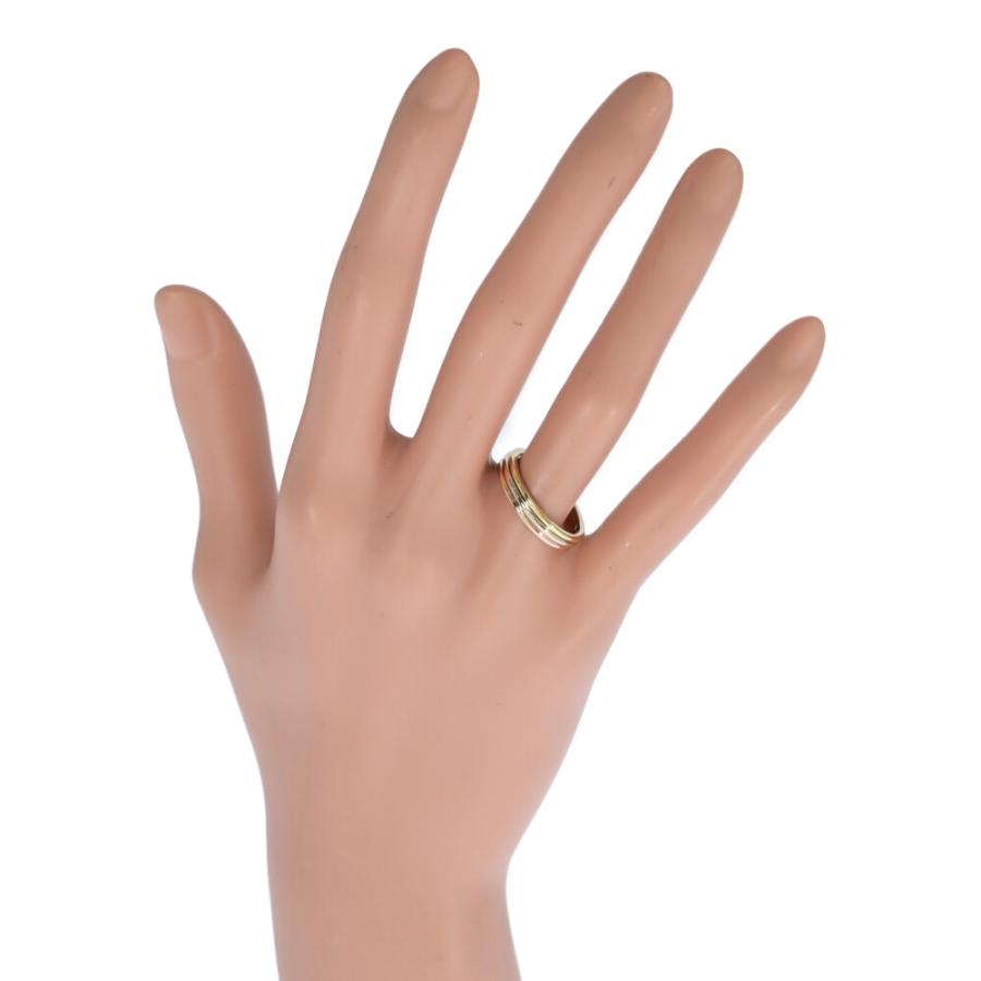 Cartier カルティエ トリニティリング・指輪/K18Y+W+P/750,3カラー-5.0  