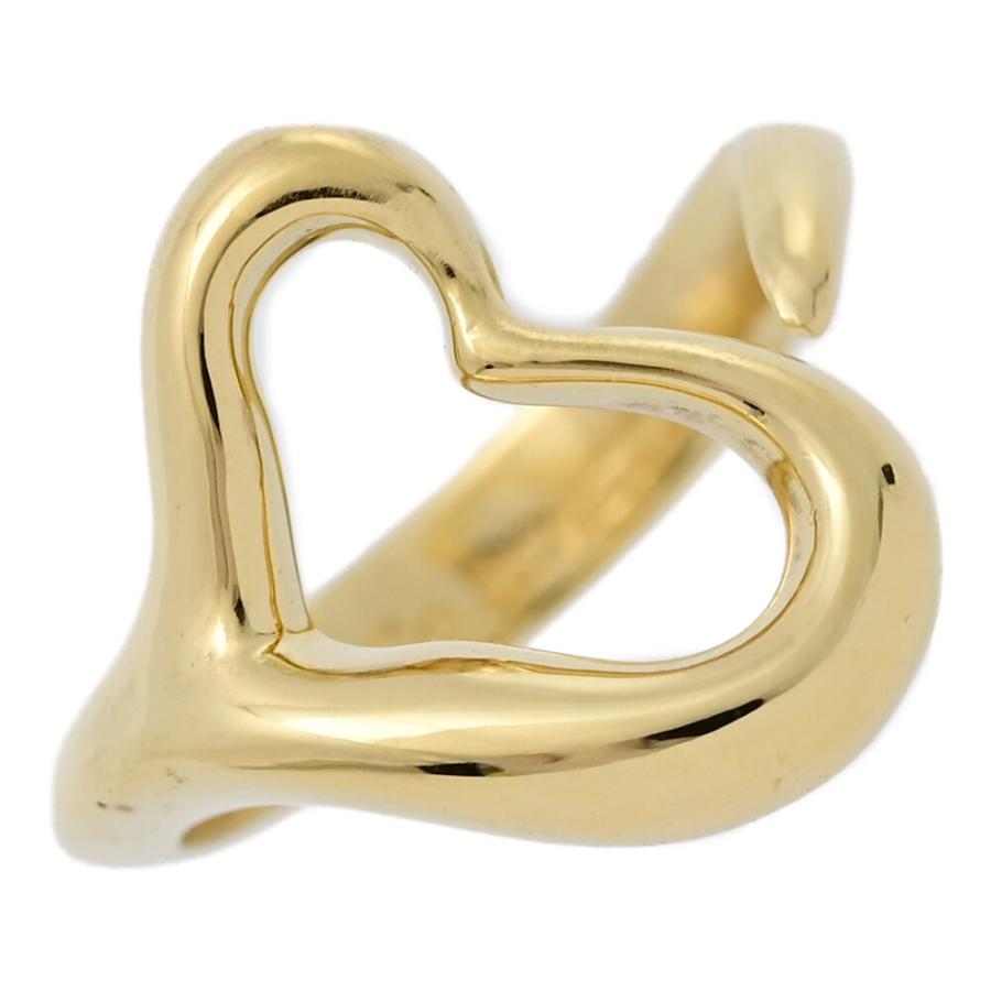 ティファニー エルサペレッティ オープンハートリング 10号 K18 2.9g