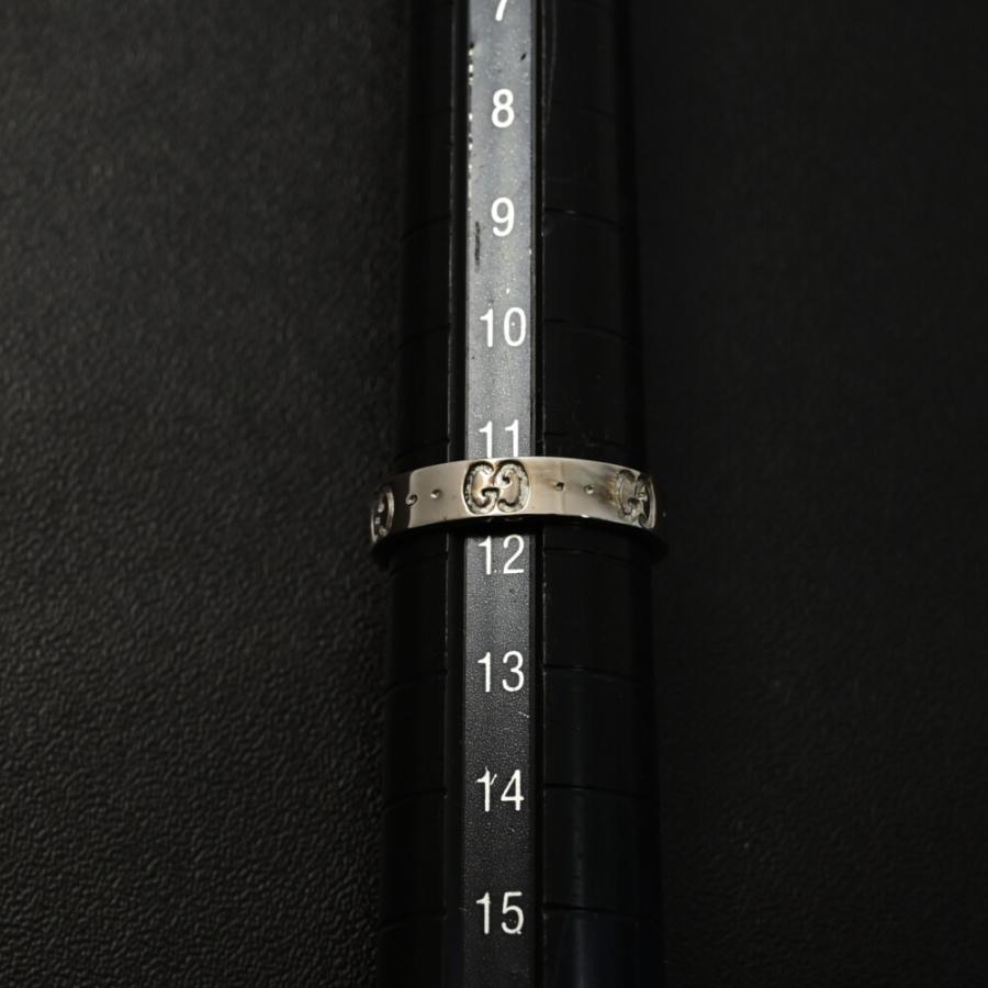 GUCCI（グッチ） (年末セール) 新品同様 磨き済 アイコンリング 指輪 