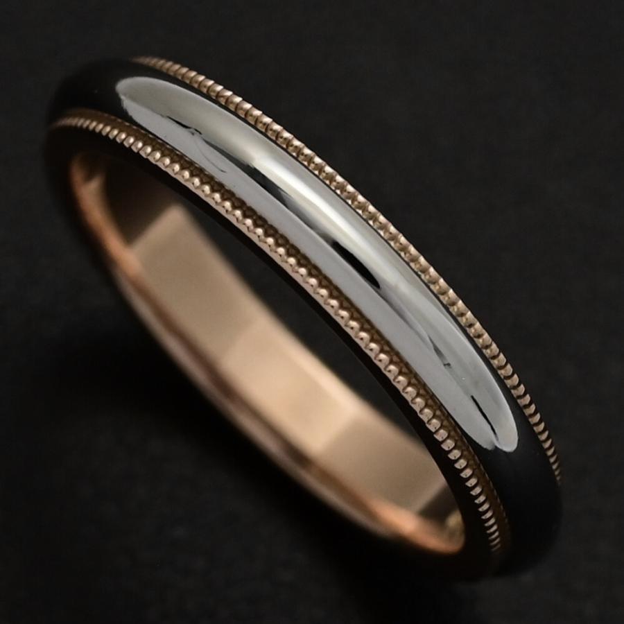 TIFFANY&Co. ティファニーK18YGミルグレインバンドリング13号