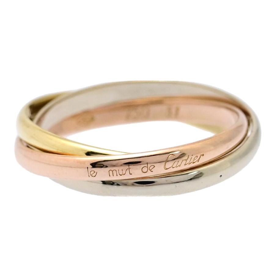 Cartier（カルティエ） トリニティリング・指輪/K18Y+W+P/750,3カラー