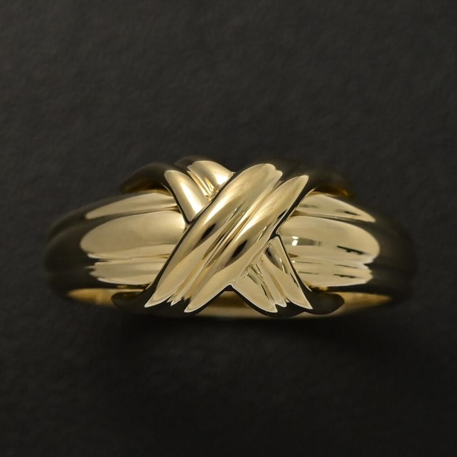 Tiffany & Co. クロスデザインリング TIFFANY&Co.（ティファニー） ハウスデザイン シグネチャー クロス