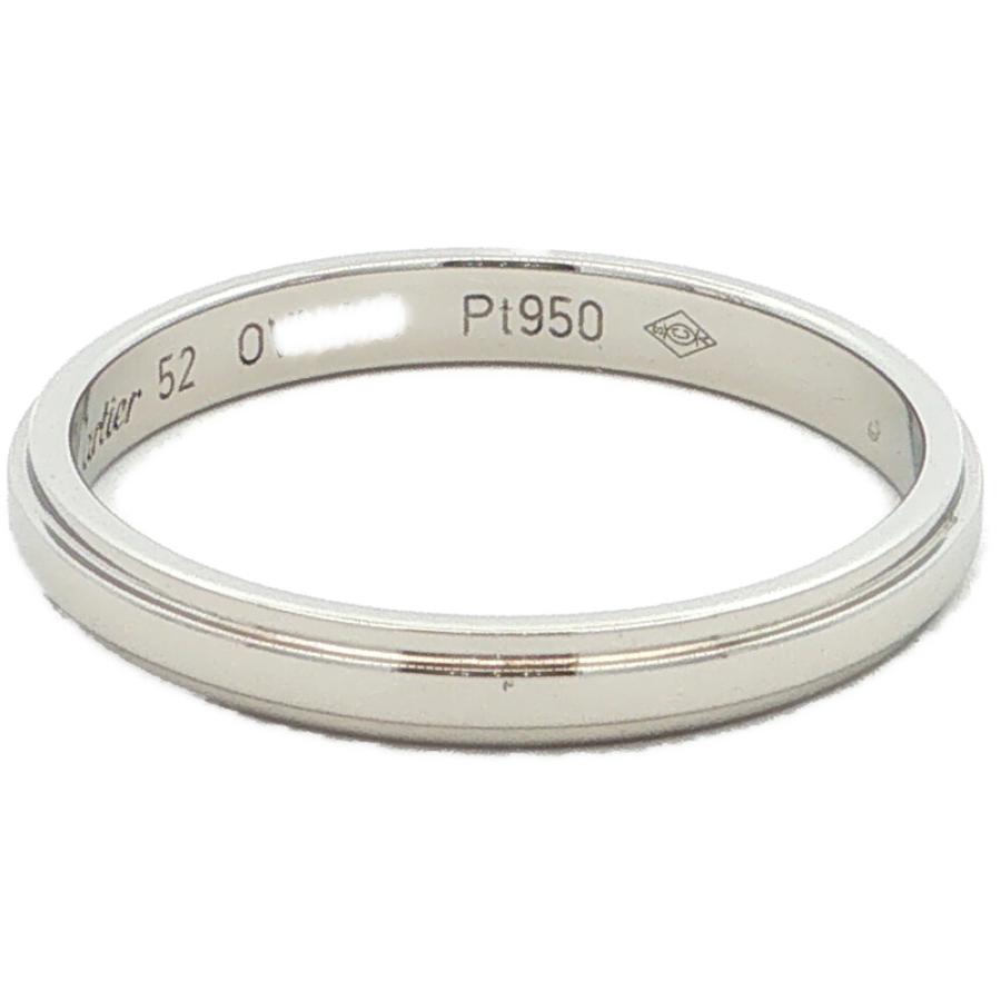 Cartier（カルティエ） ダムール ウェディングリング 指輪 Pt950-2.9g