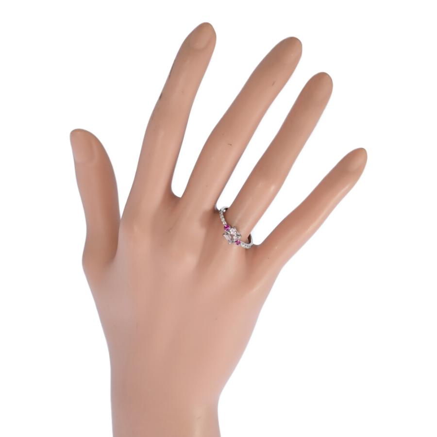 0.65ct/FD:0.12ct/マルチストーン・9月誕生石・モルガナイト