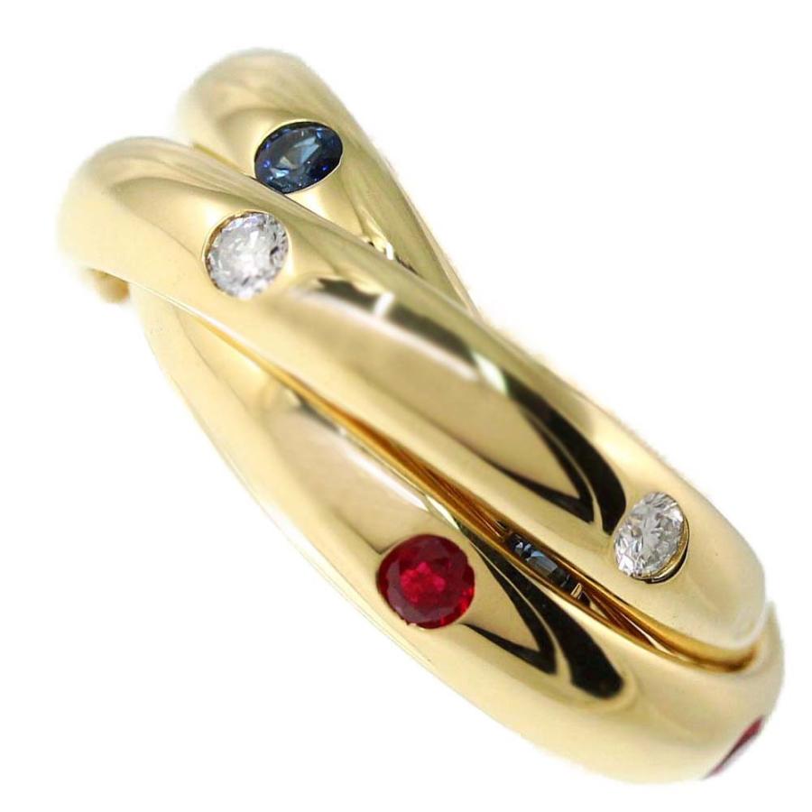 Cartier カルティエ トリニティドゥカルティエ ダイヤ ルビー Cartier カルティエ トリニティドゥカルティエ ダイヤ ルビー