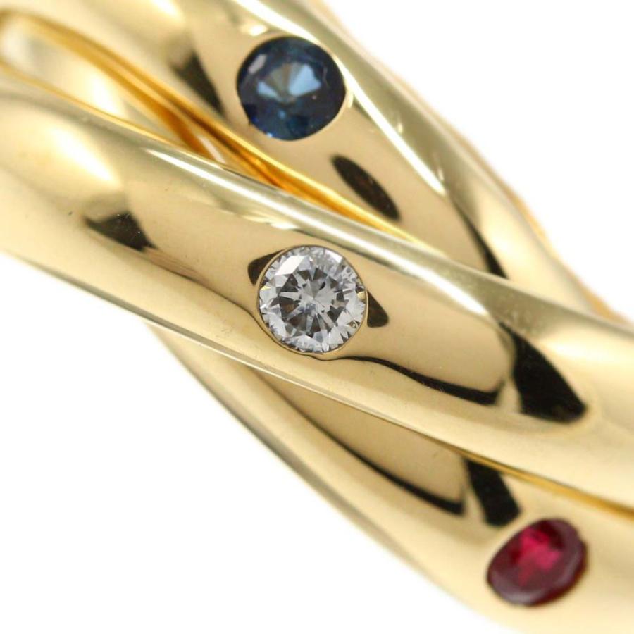 Cartier カルティエ トリニティドゥカルティエ ダイヤ ルビー