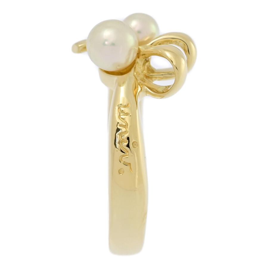 MIKIMOTO（ミキモト） リボンモチーフ 2P・アコヤ真珠/真珠 パール