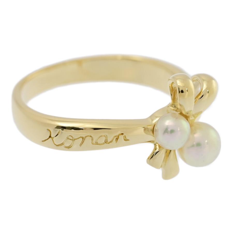 MIKIMOTO（ミキモト） リボンモチーフ 2P・アコヤ真珠/真珠 パール